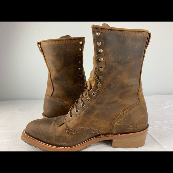 square toe packer boots